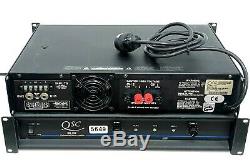 Qsc Mx700 220-240v Professionnel Stereo Amplificateur Withpower Cord # 5648 # 5649 (one)