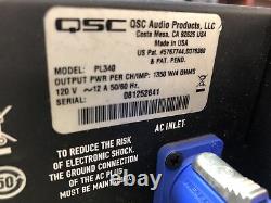 Qsc Pl340 Powerlight 3 Amplificateur De Puissance Professionnelle De 800 Watts