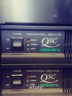 Qsc Powerlight 1.4 Amplificateur Professionnel De 1400 Watts