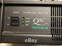 Qsc Powerlight 3.4 2 Canaux D'alimentation 3400w Professional Audio Amplificateur Rackable