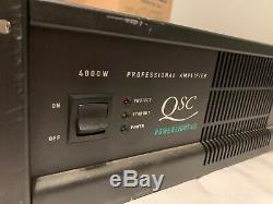 Qsc Powerlight 4.0 Pro 2 Canaux 4000w Amplificateur De Puissance