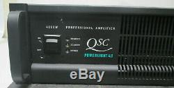 Qsc Powerlight 4.0 Pro Amplificateur De Puissance 2 Canaux Pl4.0 900wpc @ 8 Ohms