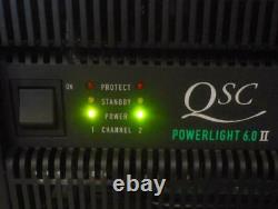 Qsc Powerlight 6.0 II Non-pfc 6000w 2-channel Power Professional Amplificateur