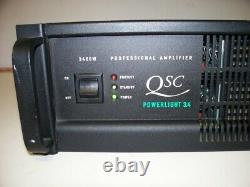 Qsc Powerlight Pl3.4 Amplificateur De Puissance Professionnelle-725 Watts/chan. Livraison Gratuite
