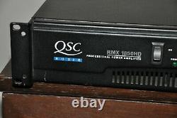 Qsc Rmx 1850hd Amplificateur De Puissance Stéréo Professionnel 550 Watts Par Ampli Canal