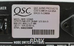 Qsc Rmx 1850hd Pro Amplificateur De Puissance Stéréo 550withch @ 4-ohms 350withch @ 8 #2923