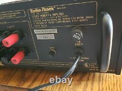 Radio Shack Mpa-200 Professional Stereo Power P. A. Amplificateur Rack Montable 3/3