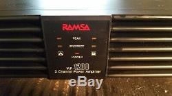 Ramsa Panasonic Professional Wp-1200 Stereo Power Amp 200w Par Canal @ 4 Ohms