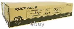 Rockville D12 5000w Peak/1400w Rms 2 Amplificateur De Puissance De Canal Pro/dj Amp+câbles