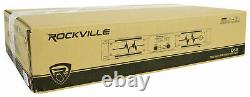 Rockville D14 7000w Peak/2000w Rms 2 Amplificateur De Puissance De Canal Pro/dj Amp+câbles