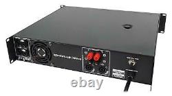 Rockville Rpa16 10 000 Watt 2 Amplificateur De Puissance De Canal Pro/dj Amp+speakon Câbles