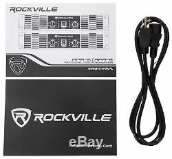 Rockville Rpa5 Amplificateur De Puissance Pro / Dj - Ampli De Puissance 1000 Canaux Rpa5 - 1000 W / 500w Rms