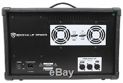 Rockville Rpm109 4800w 12 Ch. Amplificateur Alimenté Mixing Pro, 7 Band Eq, Fx, Usb