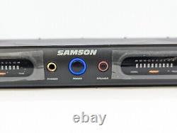 Samson Servo 120a Amplificateur De Puissance Stéréo À 2 Canaux 120w Amp Pro Rack Audio 1u
