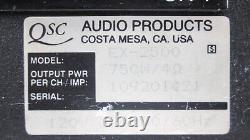 Série QSC EX EX 2500 Amplificateur de puissance stéréo professionnel