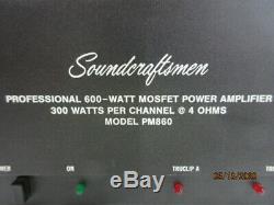 Soundcraftsmen Pm860, Professional 600 Watt