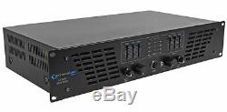 Technical Pro Ax3000 Amplificateur De Puissance Dj 2u 3000 Canaux 2 U Avec Égaliseur 3 Bandes