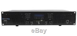 Technical Pro Ax5000 Amplificateur De Puissance Dj 2u 2 Canaux 5000 W Avec Usb, Sd, Eq
