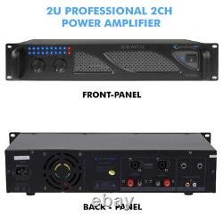 Technical Pro Professional 2U 2 Channel. Amplificateur DJ de 3000 Watts de puissance