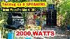 Test Du Joson Moon Pro Max 4 Amplificateur De Puissance 1300 Sa 8 Haut-parleurs 2000 Watts Amplificateur De Puissance 4 Canaux