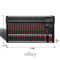 USA 4000 Watts 16 Canaux Puissance Table De Mixage Amplifiée Professionnel Mixage Amp Amplificateur