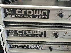 Un (1) Crown Macro Tech 24x6 Amplifieur Professionnel Pip Livraison Gratuite