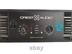 Unité d'amplificateur de puissance stéréo Crest Audio CA12 2800W à 2 canaux en rack professionnel