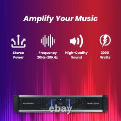 Unleash the Power of Music with MUSYSIC 2-Channel 3200 Watts DJ Professional Po<br/>	 	<br/>	Libérez la puissance de la musique avec MUSYSIC 2-Channel 3200 Watts DJ Professional Po