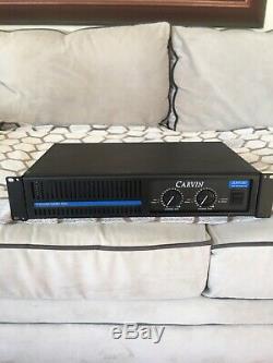 Vintage 1000 DCM Carvin Deux Canaux D'alimentation Professionnelle Amp / Amplificateur