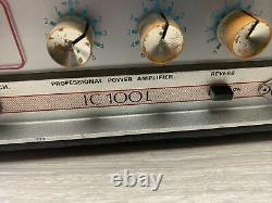Vintage 1975 Hh Electronic Ic100-2 Puissance Professionnelleamplifieur 100watts