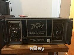 Vintage Peavey Cs-800 Amplificateur De Puissance Professionnel Amp