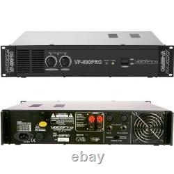 Vocopro Vp-600 Pro 1200w Max Rackmount Power Amp